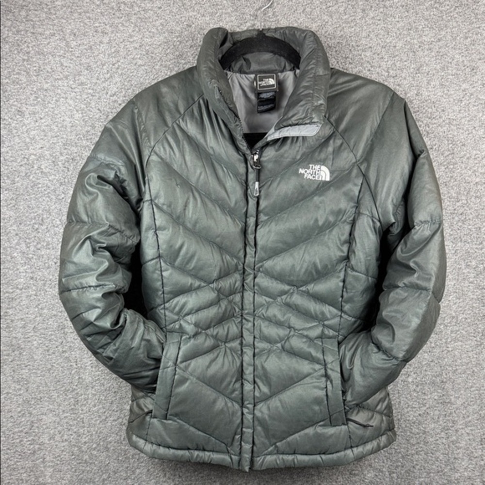 The North Face Womens‎ Aconcagua 550 Goose Fill Down Gray Coat Jacket Size S/P